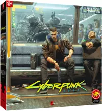 Ilustracja Good Loot Gaming Puzzle: Cyberpunk 2077 Metro (1000 elementów)